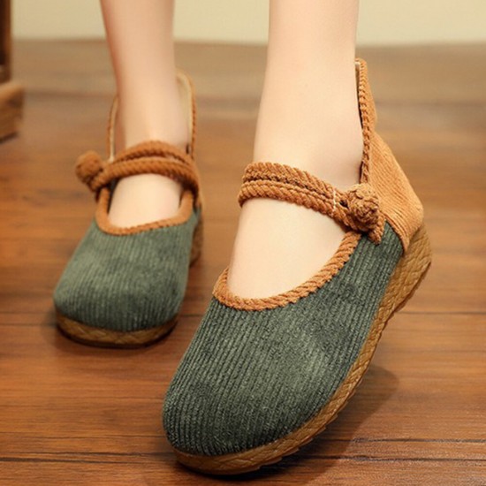 Women Comfy Soft Sloe Edged Wide Fit Mary Jane Flat Loafers