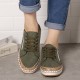 Women Folkways Printing Comfy Non Slip Casual Chunky Flats Shoes