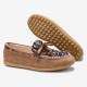 Women Butterfly Knot Decor Small Fragrance Wind Comfy Breathable Casual Slip On Loafers