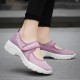 Women Mesh Breathable Hook Loop Platform Casual Sport Shoes