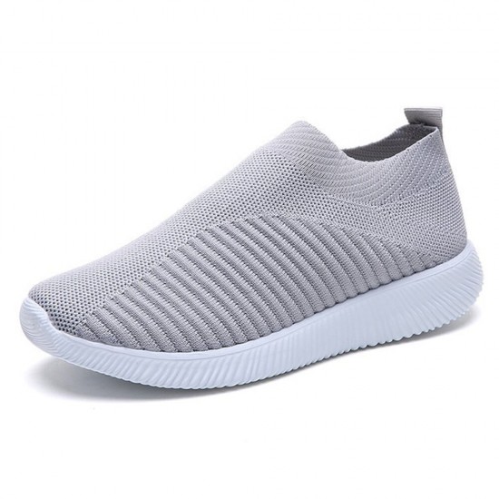 Large Size Women Mesh Outdoor Slip On Sneakers