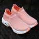 Women Light Mesh Walking Casual Comfy Slip On Sneakers