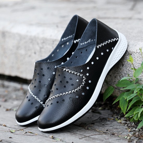 Women Hollow Out Casual Slip On Outdoor Sneakers Shoes